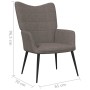 Sillón de relax de tela gris taupe de , Sillones - Ref: Foro24-327950, Precio: 88,46 €, Descuento: %