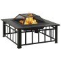 Brasero de jardín con atizador acero XXL 81x81x47 cm de vidaXL, Chimeneas - Ref: Foro24-311888, Precio: 161,24 €, Descuento: %