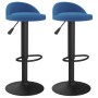 Kitchen stools 2 units blue velvet by , Kitchen stools - Ref: Foro24-333605, Price: 105,88 €, Discount: %