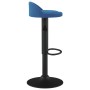 Kitchen stools 2 units blue velvet by , Kitchen stools - Ref: Foro24-333605, Price: 105,88 €, Discount: %