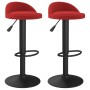 Kitchen stools 2 units red wine velvet by , Kitchen stools - Ref: Foro24-333607, Price: 106,00 €, Discount: %