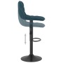 Kitchen stools 2 units blue velvet by , Kitchen stools - Ref: Foro24-333995, Price: 121,48 €, Discount: %