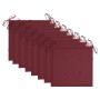 Garden chairs 8 units solid teak with burgundy cushions by , Garden chairs - Ref: Foro24-3072926, Price: 529,06 €, Discount: %