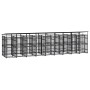 Outdoor dog kennel with a steel roof, 16.59 m² by , Dog kennels and fences - Ref: Foro24-3097954, Price: 3,00 €, Discount: %