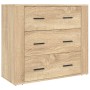 Tall plywood oak-colored sideboard by , Sideboards - Ref: Foro24-3185394, Price: 161,21 €, Discount: %