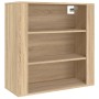 Hoher Schrank aus Sperrholz in Eichenholzfarbe. von , Sideboards - Ref: Foro24-3185394, Preis: 161,21 €, Rabatt: %