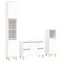 3-piece bathroom furniture set, white plywood by , Bathroom furniture - Ref: Foro24-3185597, Price: 225,01 €, Discount: %