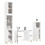 3-piece bathroom furniture set, white plywood by , Bathroom furniture - Ref: Foro24-3185597, Price: 225,01 €, Discount: %