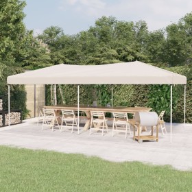 Faltbares Partyzelt in Cremefarbe, 3x6 m. von , Zelte und Pavillons - Ref: Foro24-93536, Preis: 148,58 €, Rabatt: %