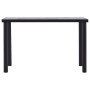 Mesa de comedor de MDF negro y gris hormigón 120x60x75 cm de , Mesas de cocina y de comedor - Ref: Foro24-281857, Precio: 132...