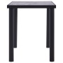 Mesa de comedor de MDF negro y gris hormigón 120x60x75 cm de , Mesas de cocina y de comedor - Ref: Foro24-281857, Precio: 132...