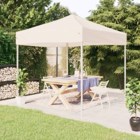 Carpa para fiestas plegable color crema 3x3 m de , Carpas y cenadores - Ref: Foro24-93515, Precio: 85,66 €, Descuento: %