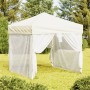 Folding party tent with cream side walls 2x2 m by , Tents and gazebos - Ref: Foro24-93508, Price: 94,09 €, Discount: %