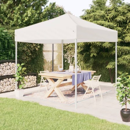 Folding white party tent 3x3 m by , Tents and gazebos - Ref: Foro24-93517, Price: 97,18 €, Discount: %