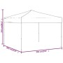 Carpa para fiestas plegable blanco 3x3 m de , Carpas y cenadores - Ref: Foro24-93517, Precio: 97,18 €, Descuento: %