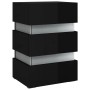 Mesita de noche LED madera ingeniería negro brillo 45x35x67 cm de , Mesitas de noche - Ref: Foro24-326847, Precio: 103,04 €, ...