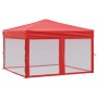 Faltbares Partyzelt mit roten Seitenwänden 3x3 m. von , Zelte und Pavillons - Ref: Foro24-93534, Preis: 118,99 €, Rabatt: %