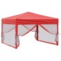 Faltbares Partyzelt mit roten Seitenwänden 3x3 m. von , Zelte und Pavillons - Ref: Foro24-93534, Preis: 118,99 €, Rabatt: %