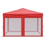 Faltbares Partyzelt mit roten Seitenwänden 3x3 m. von , Zelte und Pavillons - Ref: Foro24-93534, Preis: 118,99 €, Rabatt: %