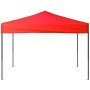 Folding red party tent 3x3 m by , Tents and gazebos - Ref: Foro24-93520, Price: 96,17 €, Discount: %