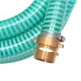 Suction hose with brass connectors 15 m 25 mm green by , Garden hoses - Ref: Foro24-142887, Price: 79,38 €, Discount: %