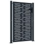 Puerta de jardín acero gris antracita diseño cuadrado 105x130cm de , Puertas de jardín - Ref: Foro24-153192, Precio: 204,88 €...