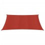 Red HDPE sail shade 160 g/m² 2x2 m by , Umbrellas - Ref: Foro24-311602, Price: 17,99 €, Discount: %