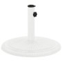 White cast iron umbrella base 45x45x30 cm by , Umbrella bases - Ref: Foro24-317770, Price: 76,76 €, Discount: %