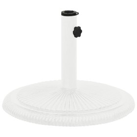 Base de sombrilla de hierro fundido blanco 45x45x30 cm de , Bases para sombrillas - Ref: Foro24-317770, Precio: 75,99 €, Desc...