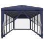 Party tent with 10 blue HDPE mesh walls 3x12 m by , Tents and gazebos - Ref: Foro24-319247, Price: 201,95 €, Discount: %