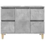 Plywood gray concrete sink cabinet 80x33x60cm by , bathroom vanities - Ref: Foro24-821272, Price: 92,48 €, Discount: %