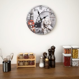 Reloj de pared vintage Marilyn Monroe 30 cm de , Relojes de pared - Ref: Foro24-50628, Precio: 17,79 €, Descuento: %