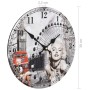 Vintage Marilyn Monroe wall clock 30 cm by , Wall clocks - Ref: Foro24-50628, Price: 17,79 €, Discount: %