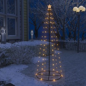 Weihnachtsbaum in Kegelform mit 100 warmweißen LED-Lichtern, 70x180 cm. von , Weihnachtsbäume - Ref: Foro24-51284, Preis: 53,...