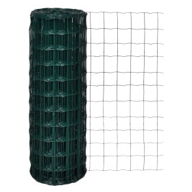 Euro Fence Set green steel 25x1.7 m by , fence panels - Ref: Foro24-142405, Price: 272,99 €, Discount: %