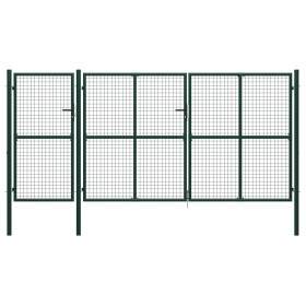 Grünes Gartentor aus Stahl 400x200 cm von , Gartentore - Ref: Foro24-144315, Preis: 707,99 €, Rabatt: %