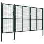 Green steel garden gate 400x200 cm by , garden gates - Ref: Foro24-144315, Price: 707,99 €, Discount: %