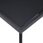 Black tempered glass dining table 200x100x75 cm by , Kitchen and dining tables - Ref: Foro24-281876, Price: 198,46 €, Discoun...