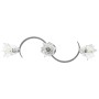 Ceiling lamp with tulip glass shades, 3 E14 bulbs. by , ceiling lights - Ref: Foro24-289230, Price: 43,87 €, Discount: %