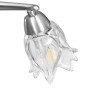 Deckenlampe mit Glaskuppelschirmen in Tulpenform für 3 Glühbirnen E14. von , Deckenleuchten - Ref: Foro24-289230, Preis: 46,9...