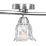 Deckenlampe mit Glaskuppelschirmen in Tulpenform für 3 Glühbirnen E14. von , Deckenleuchten - Ref: Foro24-289230, Preis: 46,9...