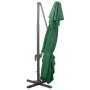 Sombrilla voladiza con doble techo verde 400x300 cm de , Sombrillas - Ref: Foro24-312371, Precio: 324,56 €, Descuento: %