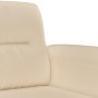 3-piece sofa set with cream microfiber fabric cushions by , Sofas - Ref: Foro24-3202336, Price: 580,92 €, Discount: %