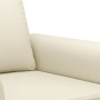 3-piece cream synthetic leather sofa set with cushions by , Sofas - Ref: Foro24-3202156, Price: 526,86 €, Discount: %