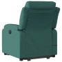 Sillón masaje eléctrico reclinable elevable tela verde oscuro de , Sillones - Ref: Foro24-3205022, Precio: 331,99 €, Descuent...