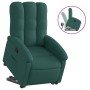 Dark green fabric reclining and lift chair by , Armchairs - Ref: Foro24-3204098, Price: 270,39 €, Discount: %