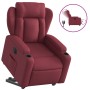 Sillón eléctrico reclinable elevable de tela rojo tinto de , Sillones - Ref: Foro24-3204509, Precio: 329,10 €, Descuento: %