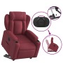 Sillón eléctrico reclinable elevable de tela rojo tinto de , Sillones - Ref: Foro24-3204509, Precio: 329,10 €, Descuento: %