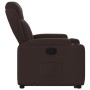 Sillón reclinable elevable tela marrón oscuro de , Sillones - Ref: Foro24-3204487, Precio: 289,03 €, Descuento: %