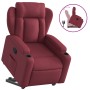 Sillón reclinable elevable tela rojo tinto de , Sillones - Ref: Foro24-3204485, Precio: 288,75 €, Descuento: %